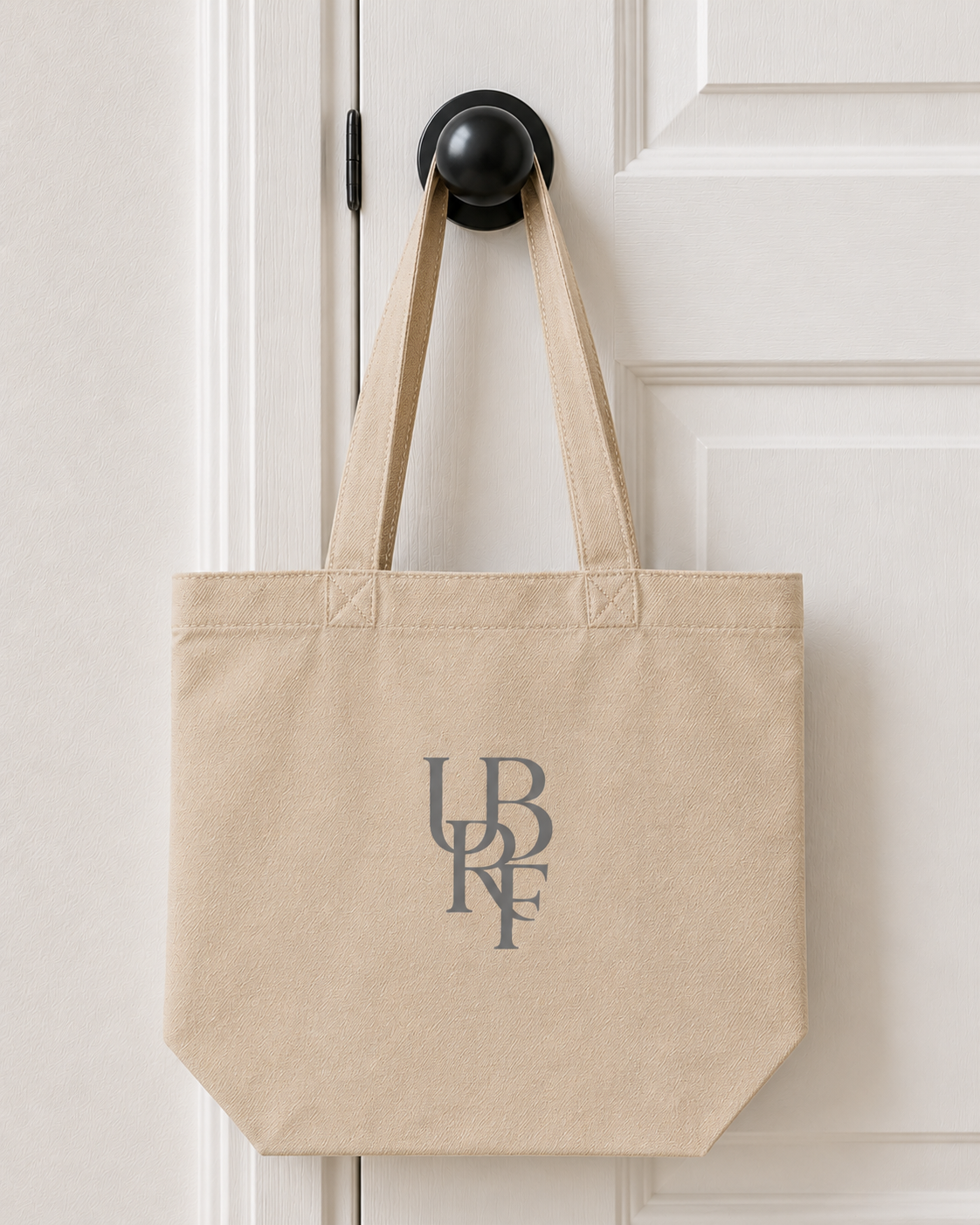 BEIGE MONOGRAM TOTE BAGS