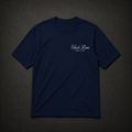 NAVY SIGNATURE T-SHIRT (WHITE)