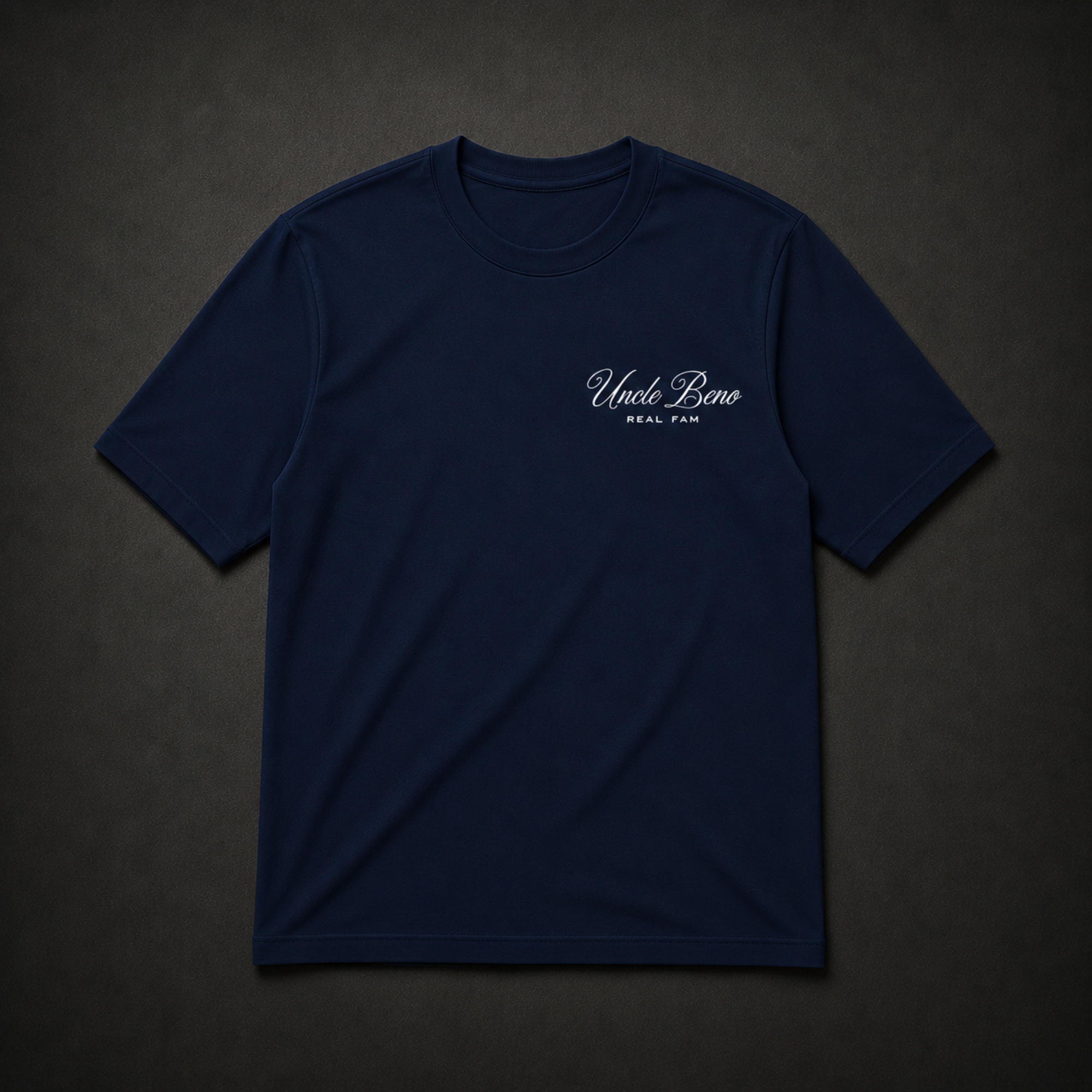 NAVY SIGNATURE T-SHIRT (WHITE)