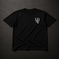 BLACK MONOGRAM T-SHIRT (WHITE)