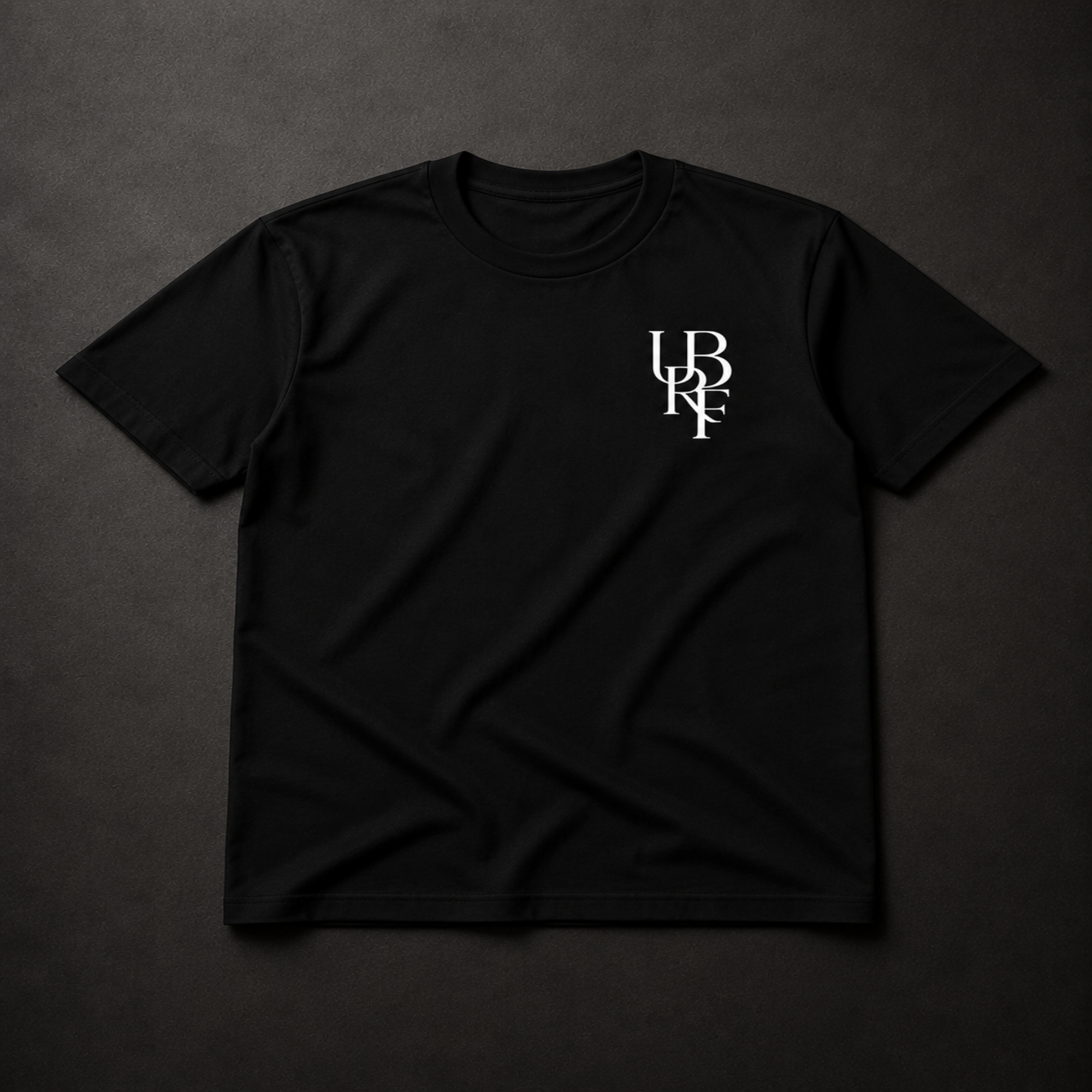 BLACK MONOGRAM T-SHIRT (WHITE)