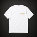 WHITE SIGNATURE T-SHIRT (GOLD)
