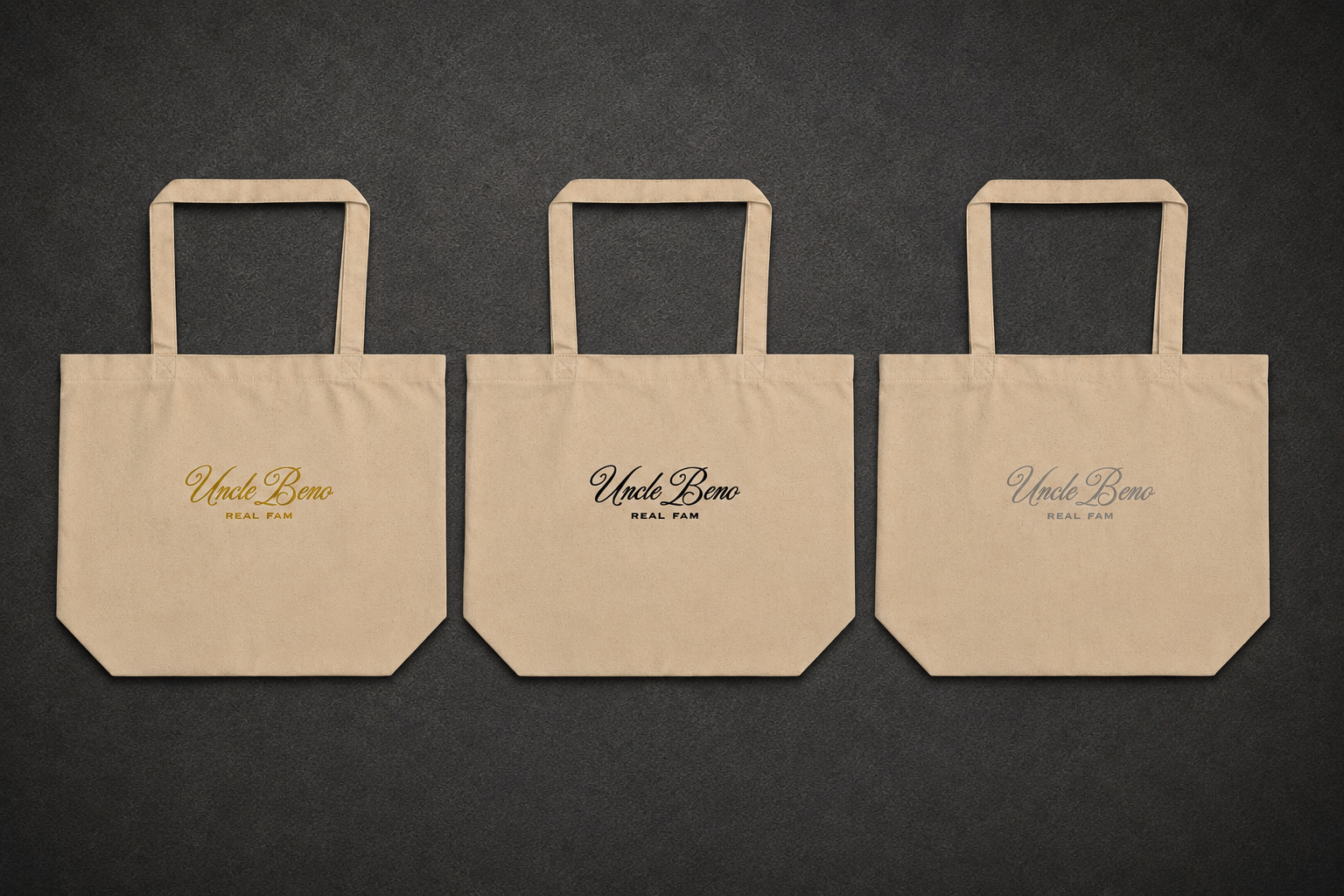 BEIGE SIGNATURE TOTE BAGS