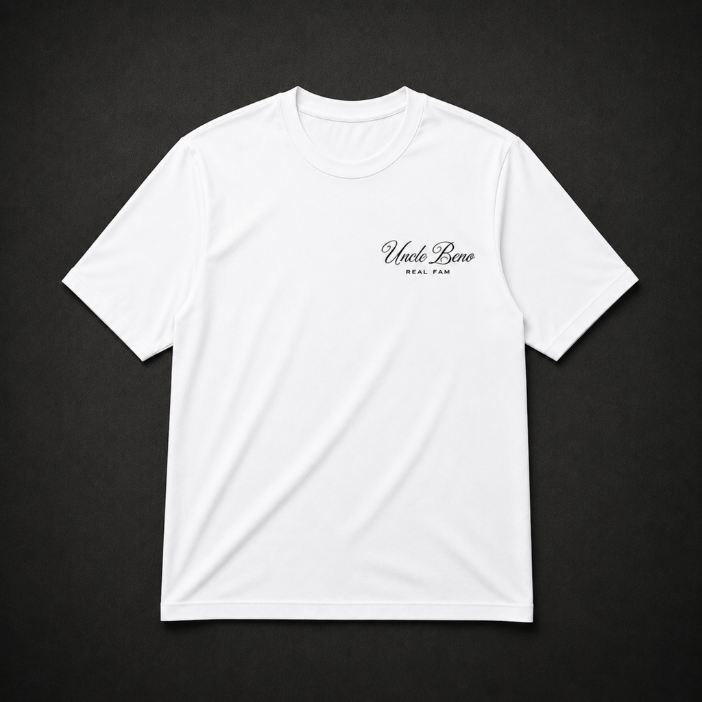WHITE SIGNATURE T-SHIRT (BLACK)