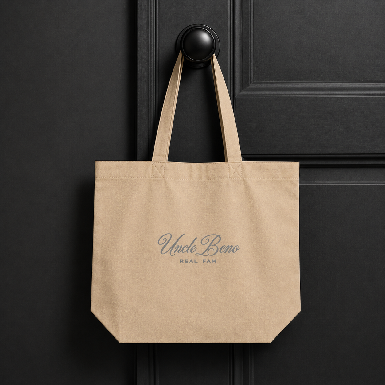 BEIGE SIGNATURE TOTE BAGS