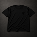 BLACK MONOGRAM T-SHIRT (BLACK)