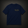NAVY SIGNATURE T-SHIRT (GOLD)