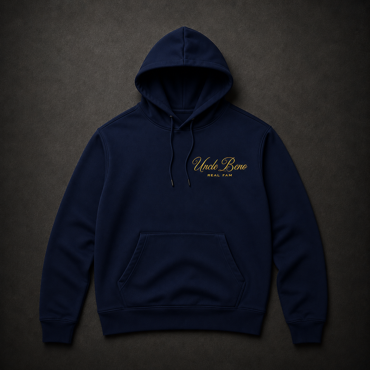 NAVY SIGNATURE HOODIE (GOLD)