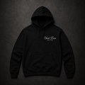 BLACK SIGNATURE HOODIE (WHITE)