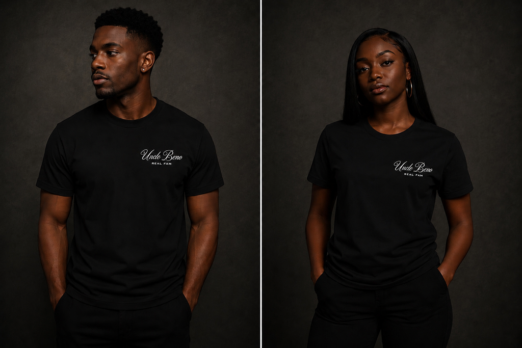 BLACK SIGNATURE T-SHIRT (WHITE)