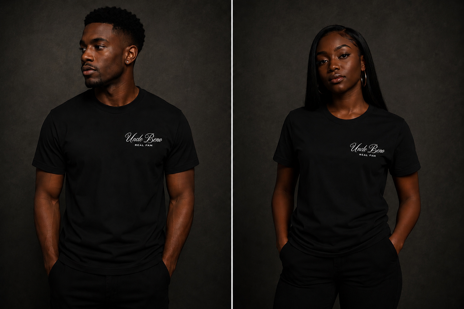 BLACK SIGNATURE T-SHIRT (WHITE)