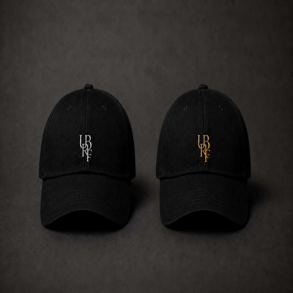 BLACK MONOGRAM CAPS