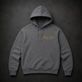 GREY SIGNATURE HOODIE (GOLD)